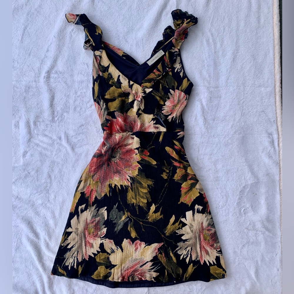 Rokoko Flutter Sleeve Mini Dress Size S
